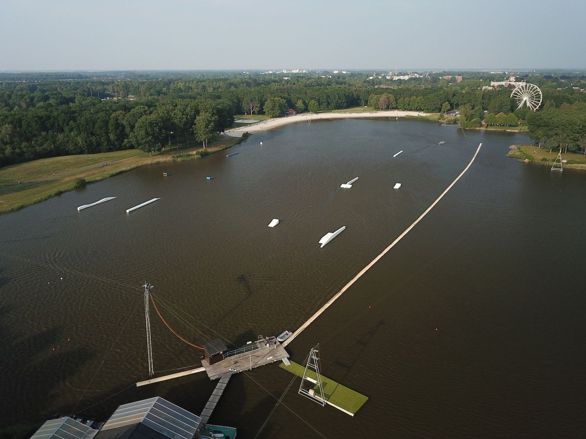 full-size cable au Watersportcentre Veendam